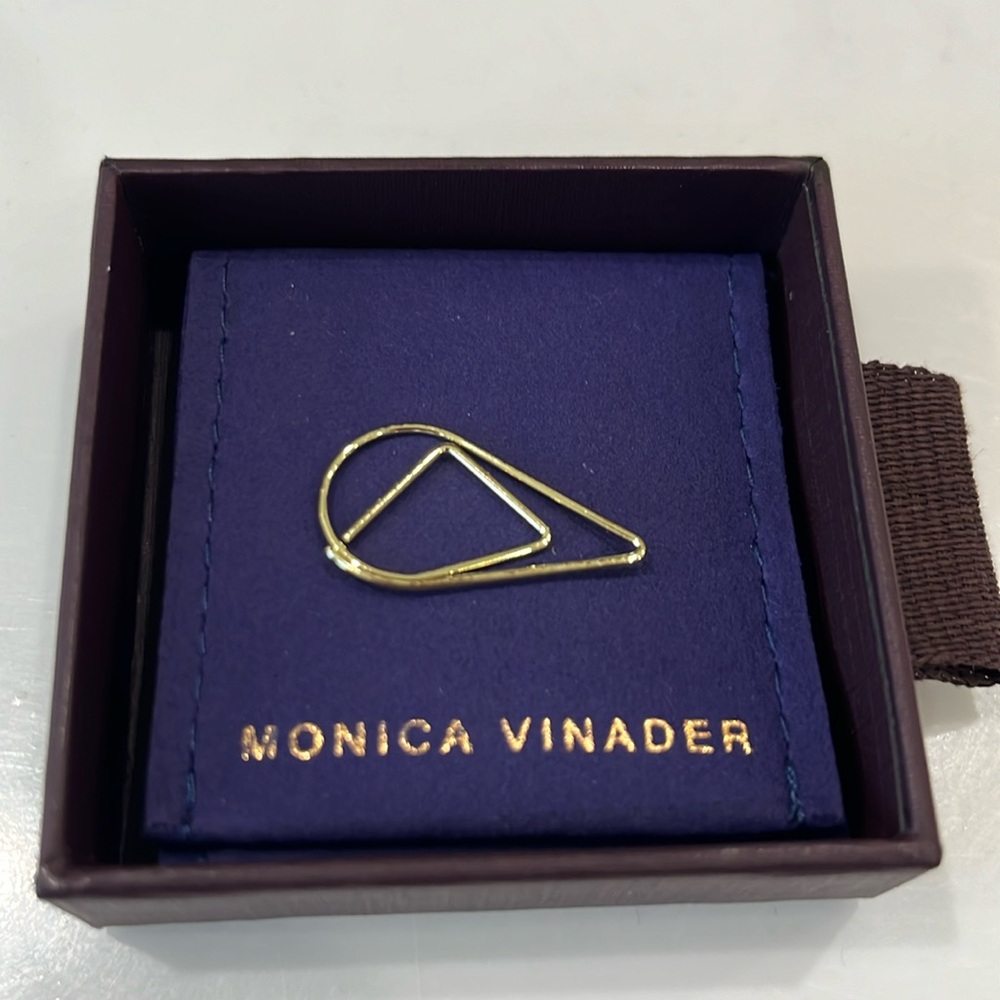 MONICA VINADER SIREN Medium Bezel Pendant Necklace Brand New
